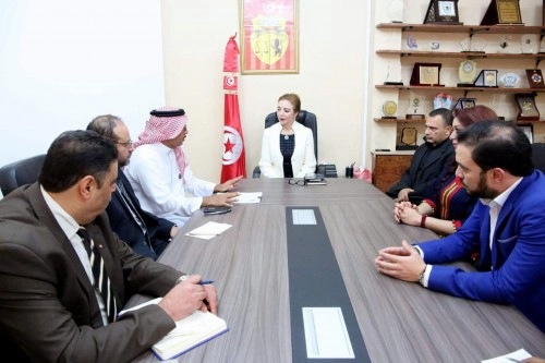 زيارة الأمين العام المساعد لوزارة الشباب والرياضة التونسية